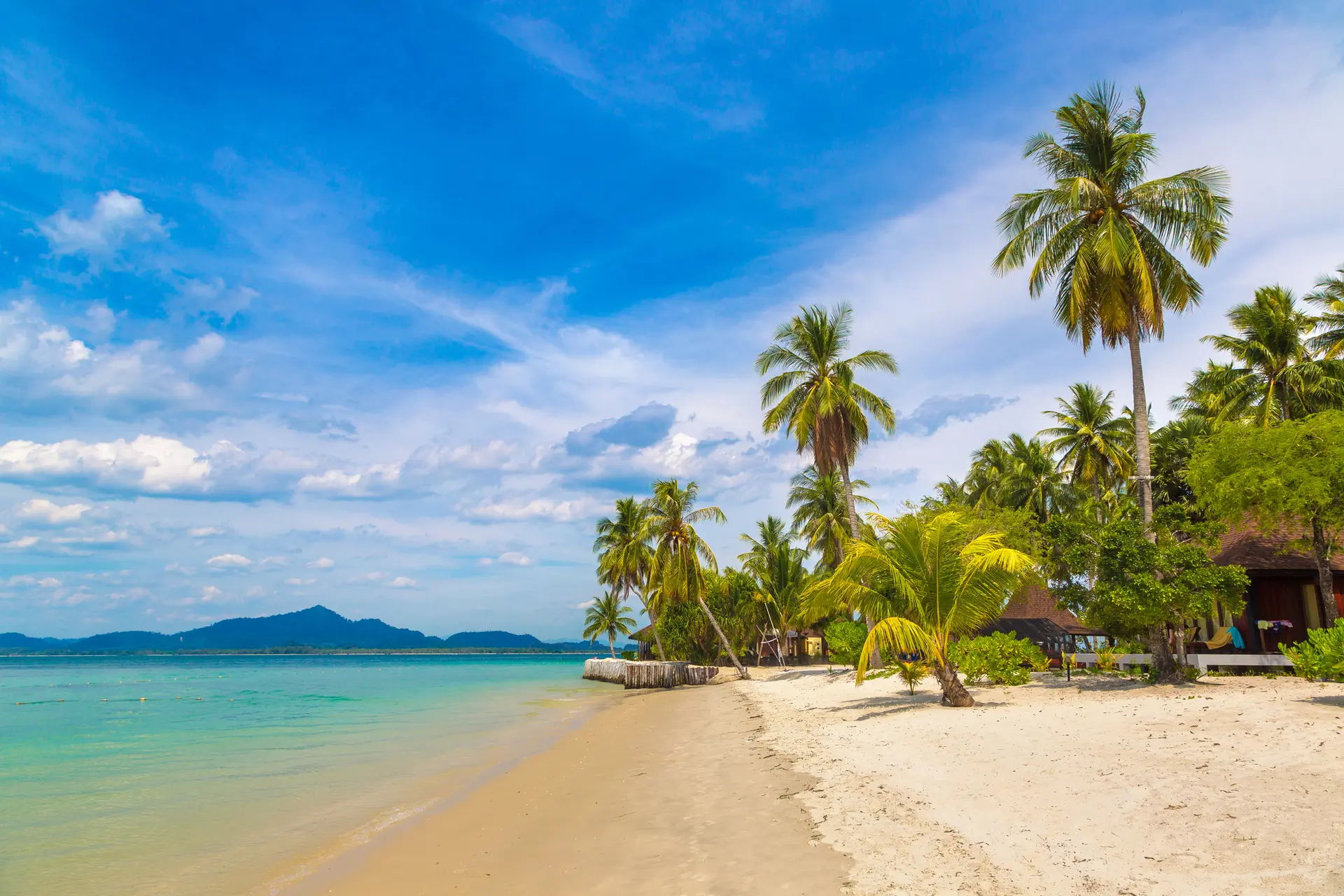 En af koh mooks smukke strande