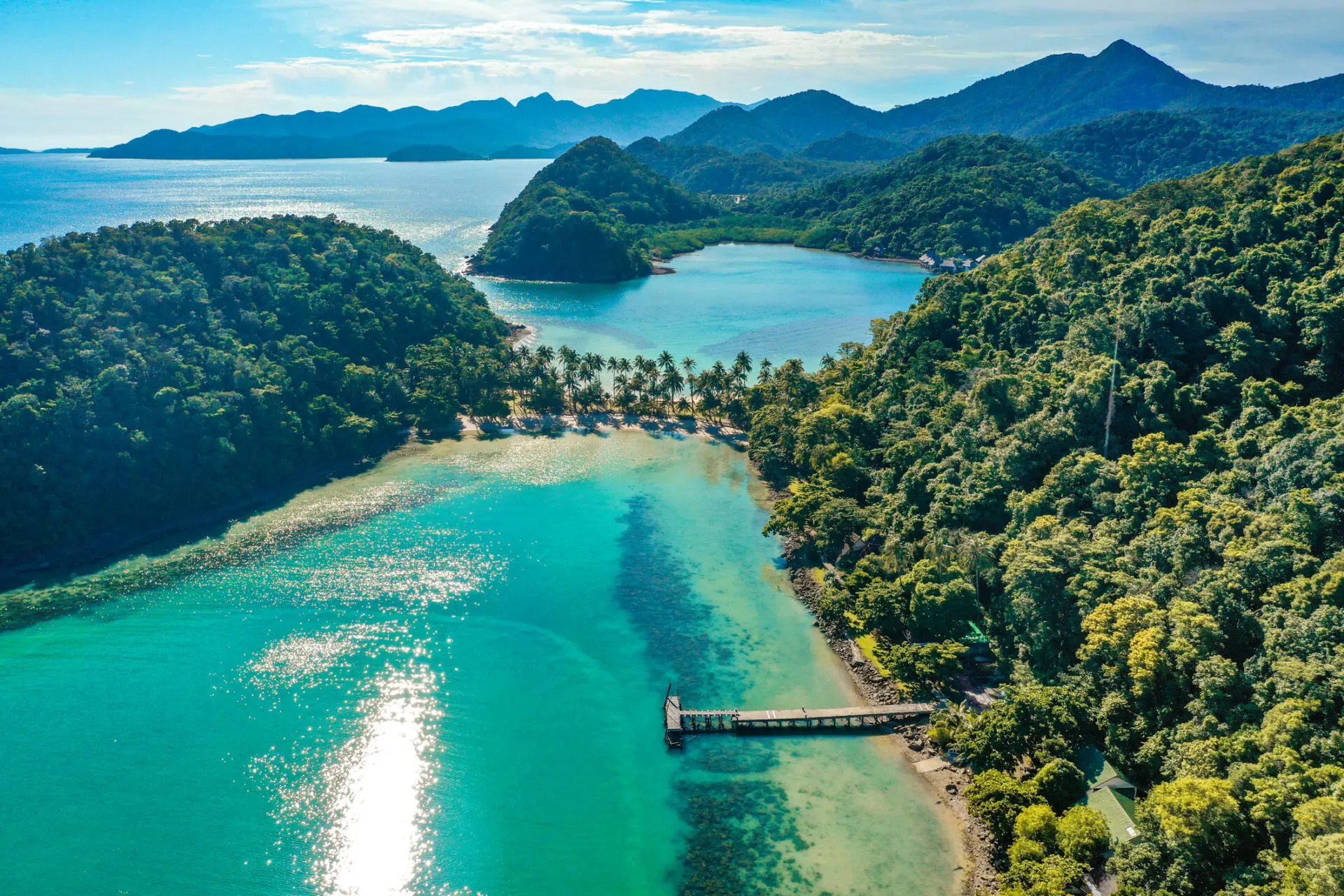 Udsigt over koh ngam koh chang