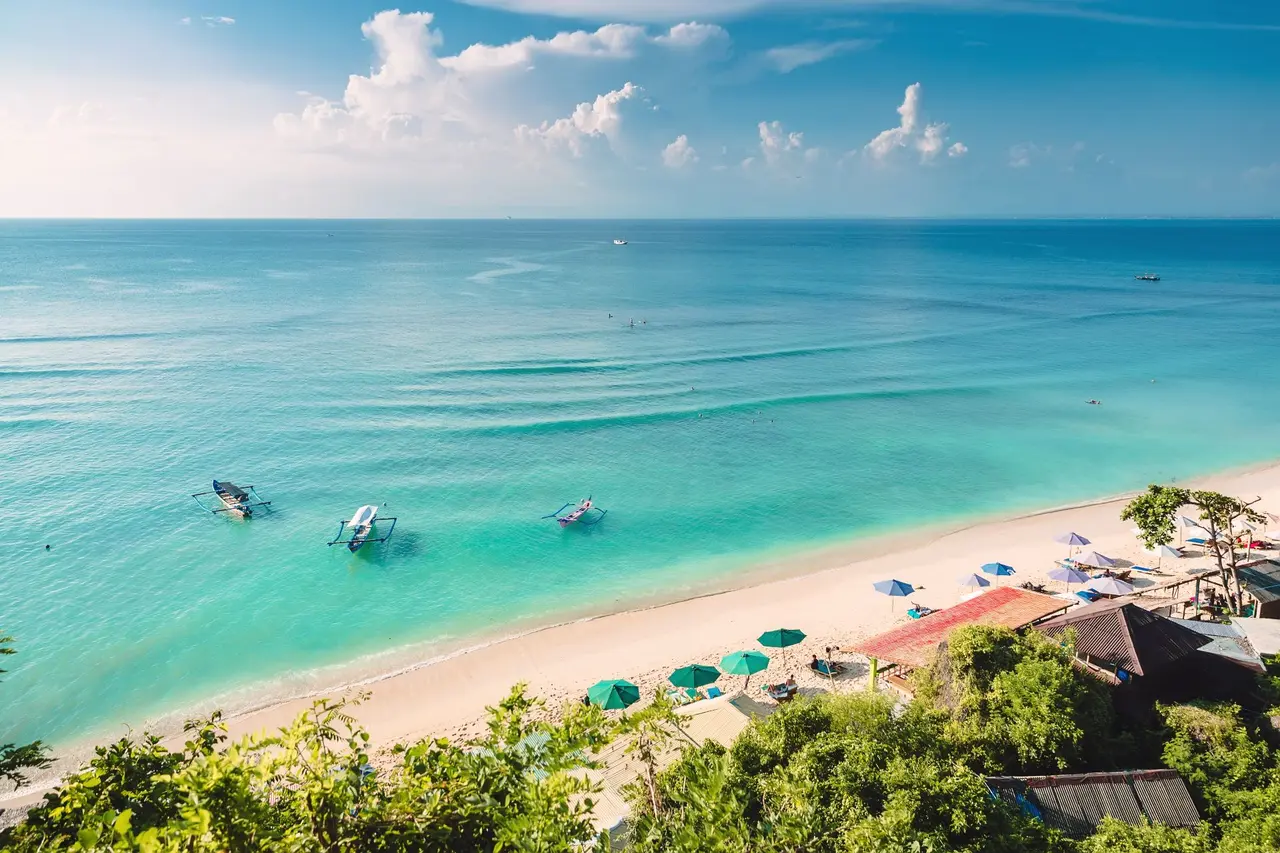 Smuk strand paa bali