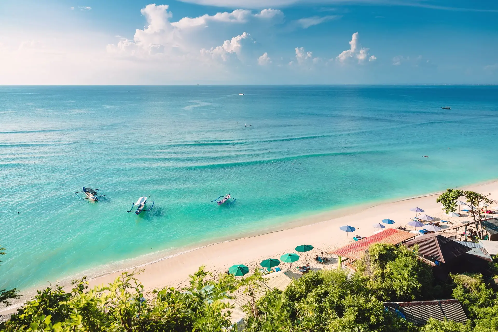 Smuk strand paa bali