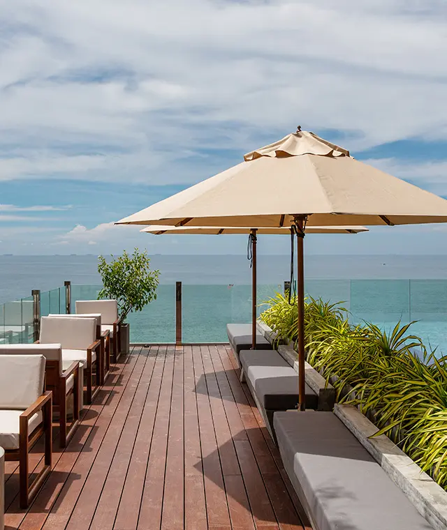 Crystal sands hikkaduwa roof top terrasse