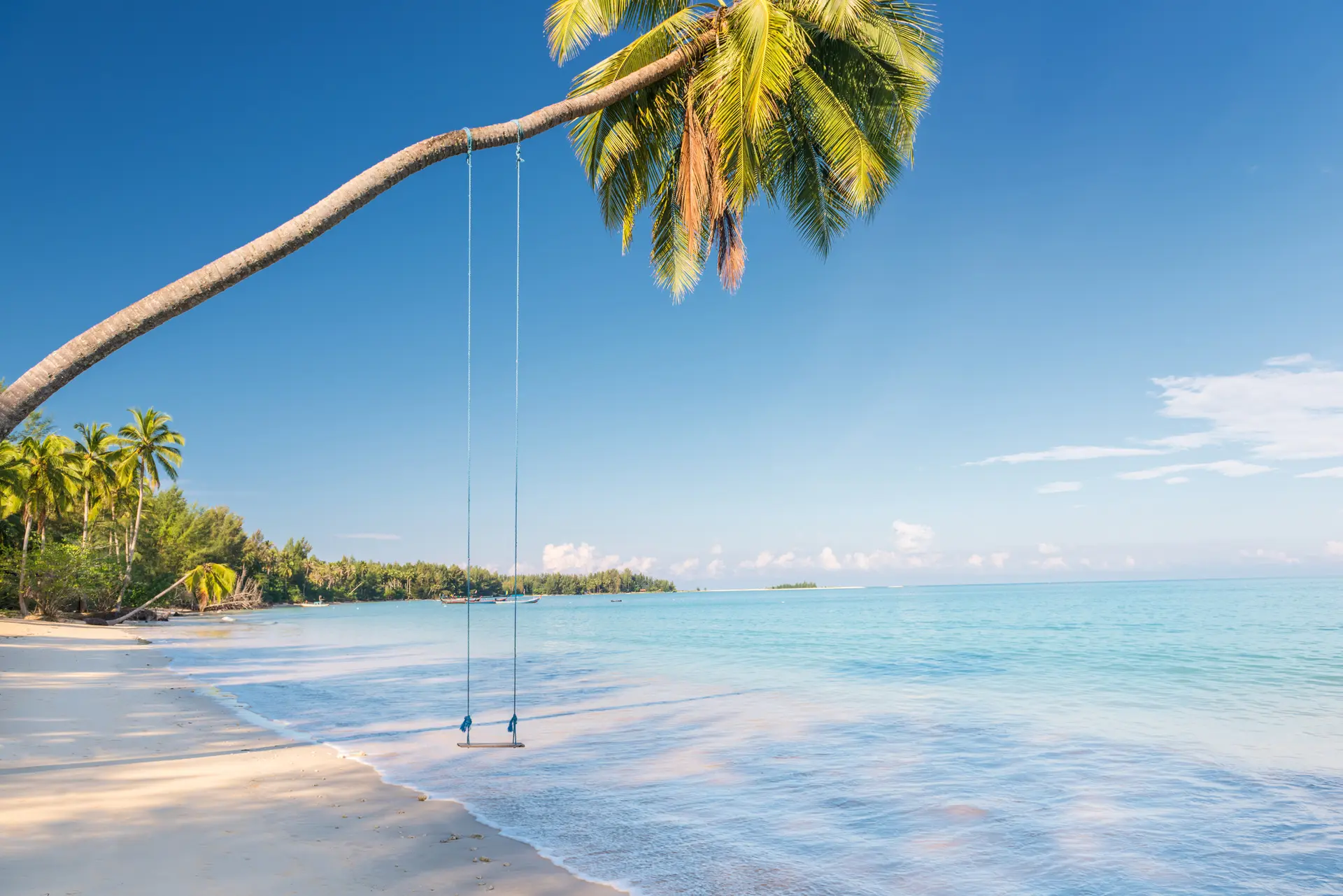 Gynge ved strand khao lak