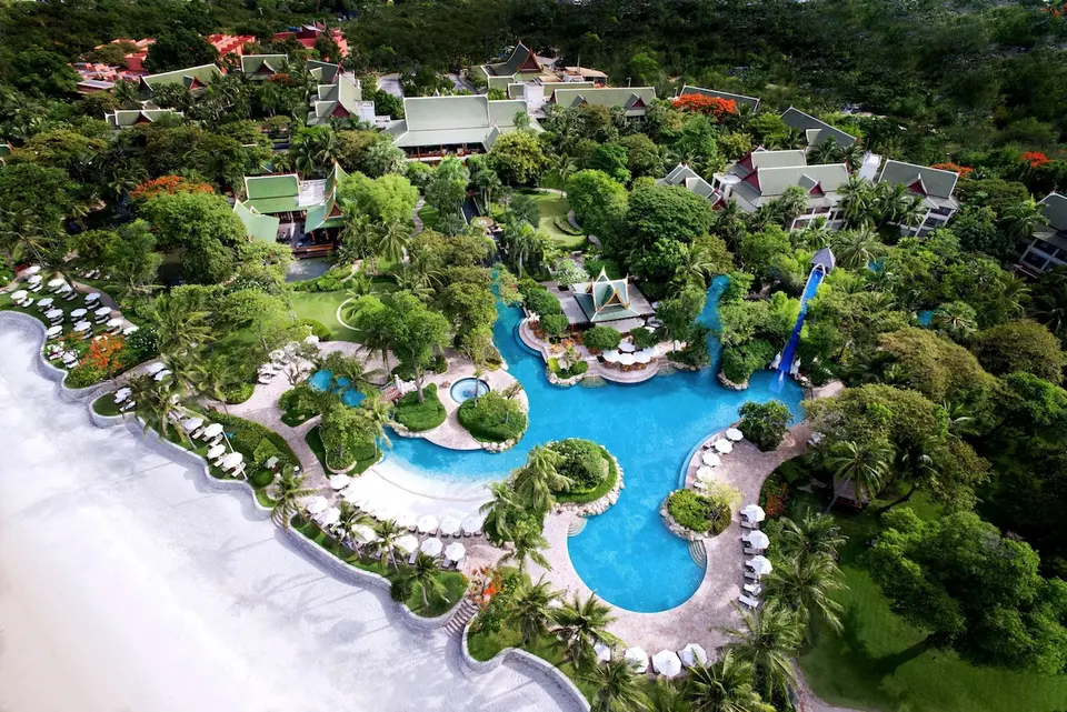 Luft Hyatt Regency resort i Hua Hin, Thailand