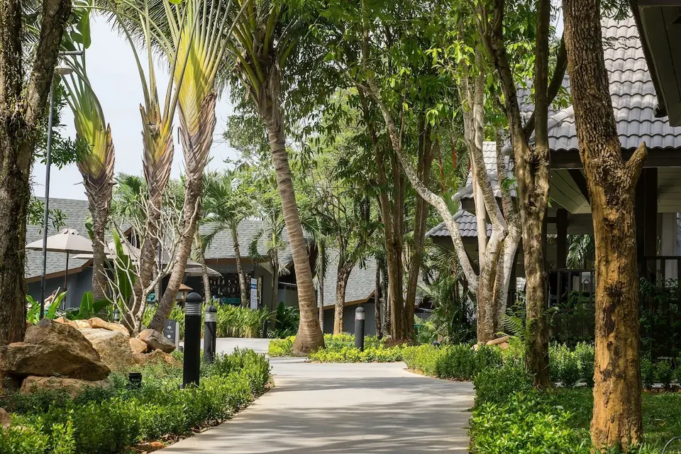 Trækantet vej til KC Grande Resort