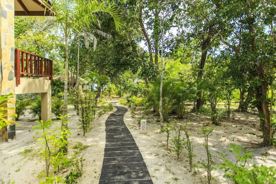 Sti gennem junglen til Beach Villas på Koh Jum