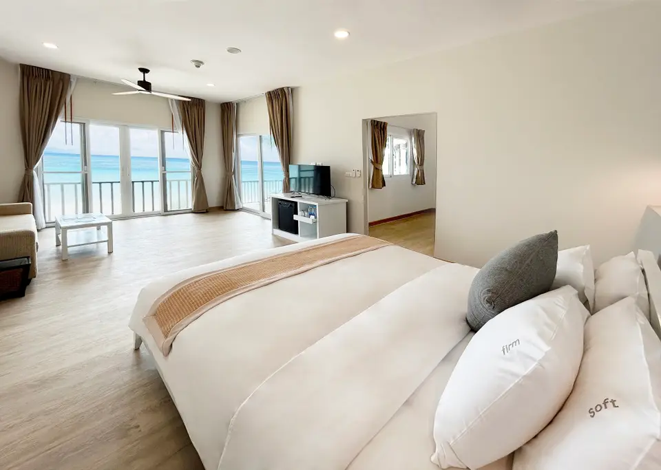 Soveværelse med havudsigt i Holiday Resort på Phi Phi Island