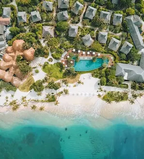 Luft resortet ved stranden på Phi Phi Island