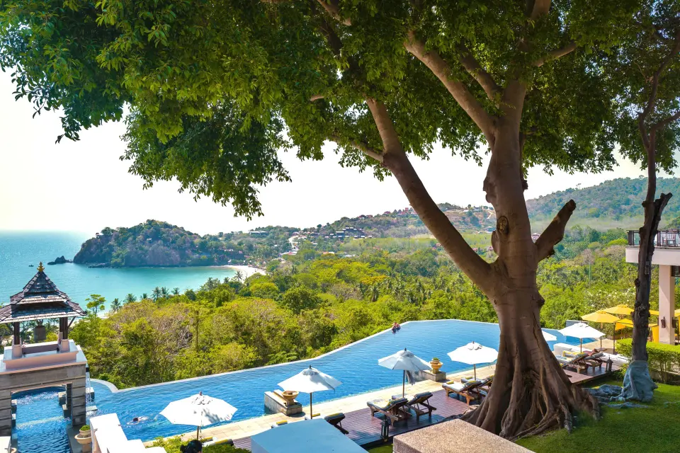 Pimalai Resort and SPA udsigt fra poolen