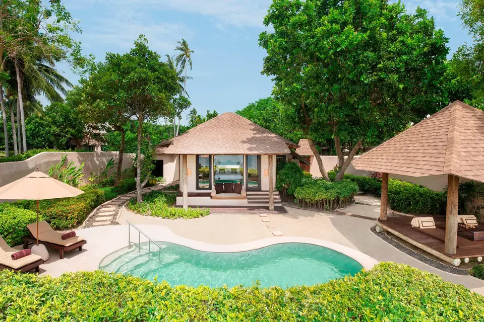 Naka Island eksempel paa beachfront villa