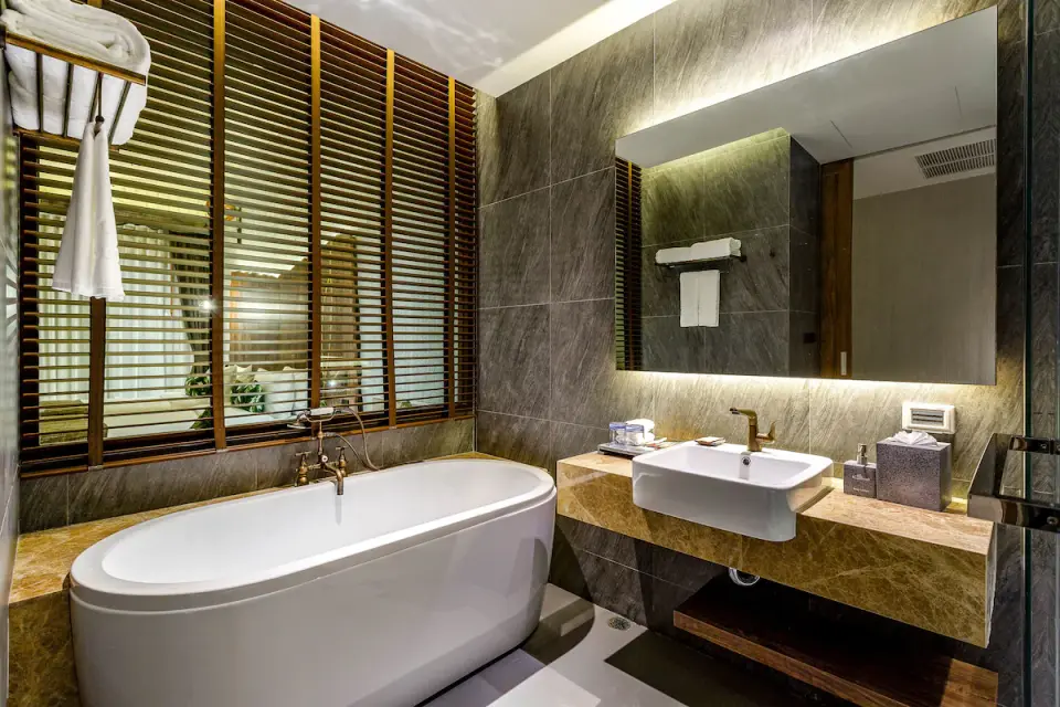 Kalima Resort Villas Khao Lak eksempel paa badevaerelse