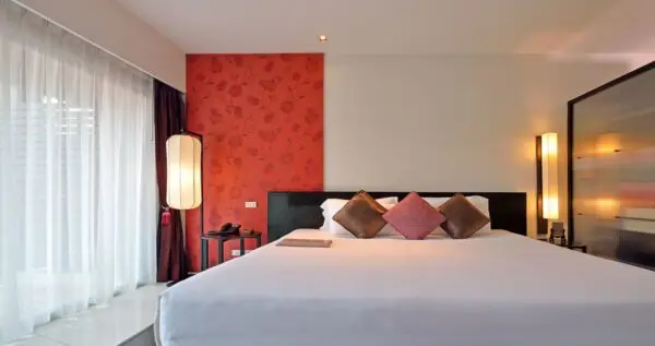 Red Ginger Chic Resort vaerelse med dobbeltseng