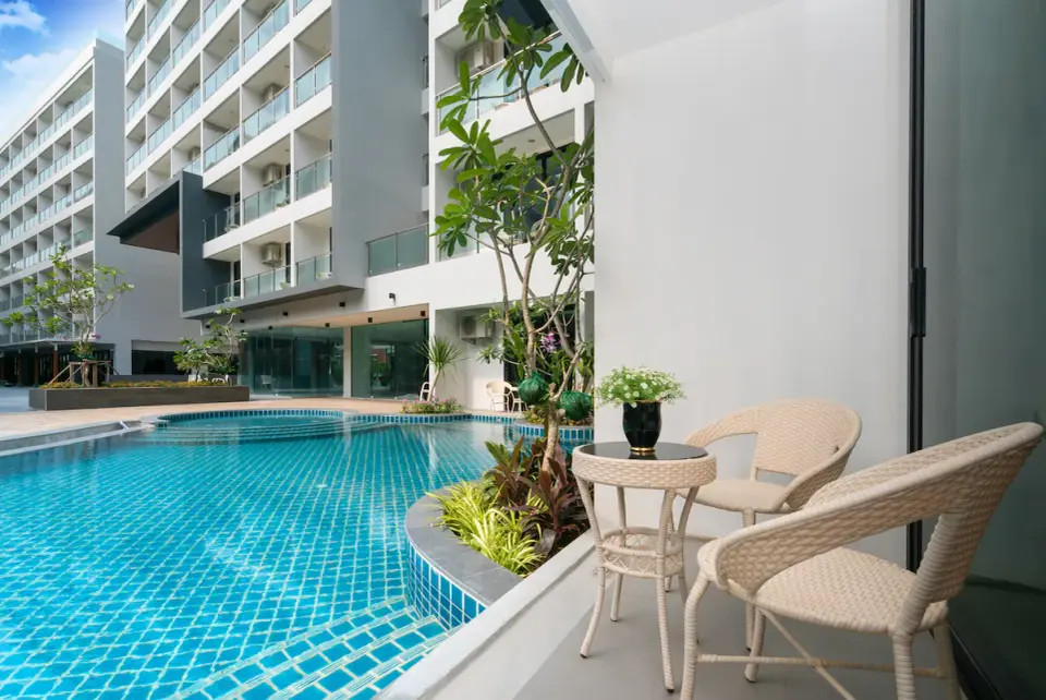 Wekata Luxury Hotel vaerelse med pooladgang