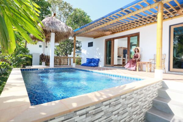 Lanta Casa Blanca hus med swimmingpool